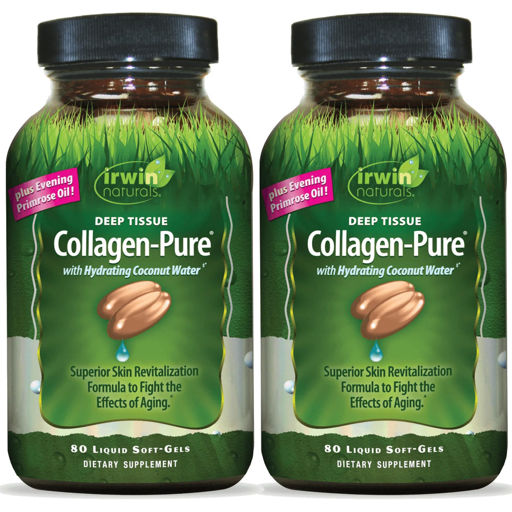 Irwin Naturals Deep Tissue Collagen-Pure bottle on white background
