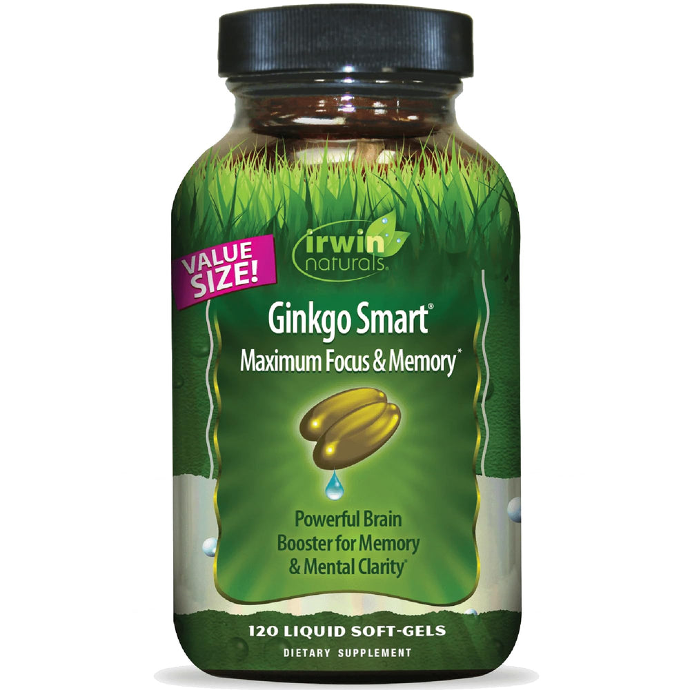 Irwin Naturals Ginkgo Smart bottle front view