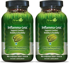 Main product image: Irwin Naturals Inflamma-Less pack of 2 with 80 softgels