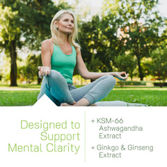 Two-pack display of Irwin Naturals Mental Clarity Information Retention