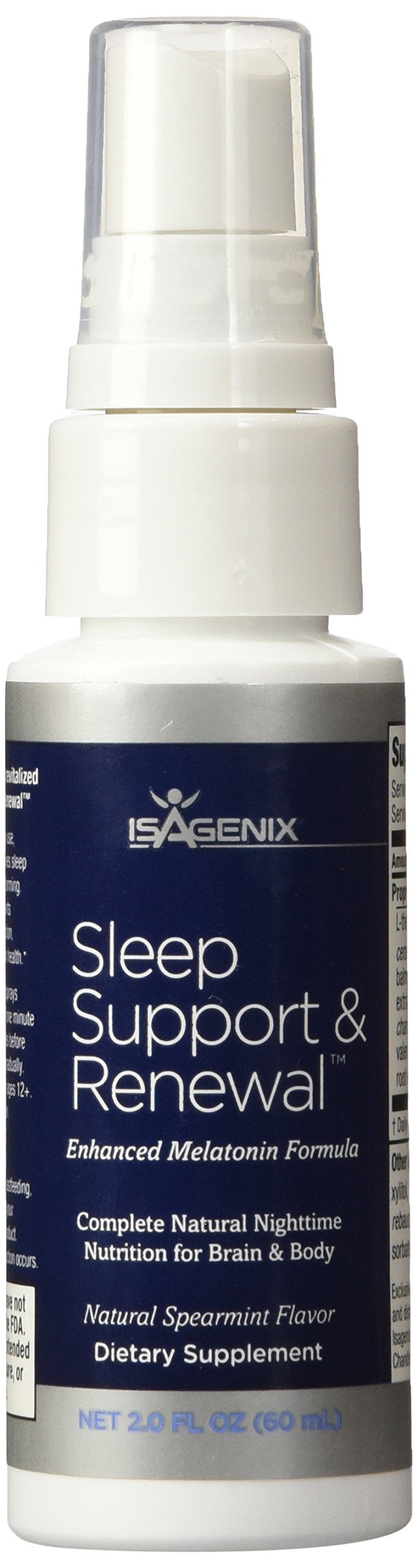 Isagenix Sleep Support & Renewal Spray bottle front view