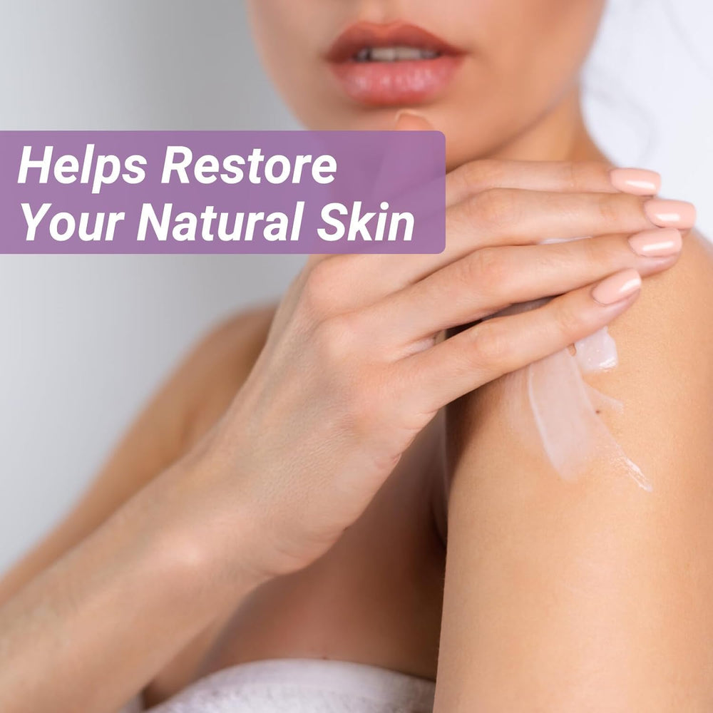 ishancare urticaria cream jar application demonstrates easy topical use