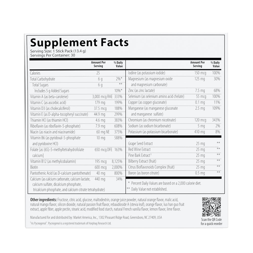 GMP-certified production and non-GMO labeling on product