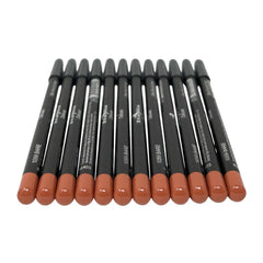 Italia-Deluxe Bare lip liner swatch showing long-lasting color and precise definition.