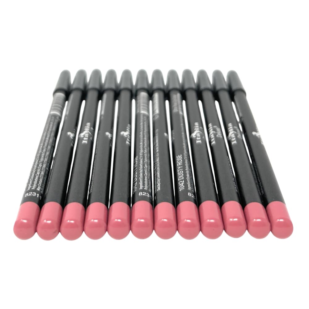 Italia-Deluxe Ultra Fine Lip Liner Dusty Rose pencil for precise lip definition that lasts