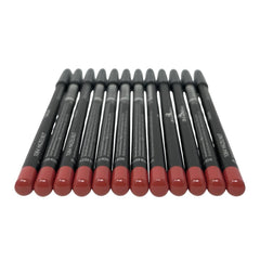 Italia-Deluxe Ultra Fine Lip Liner Hazelnut 1064 close-up showing precise definition for lip shaping