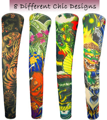 iToolai Buddha art sleeve provides restful look and breathability for long events.