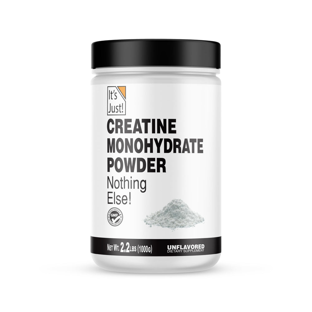 It's Just! Creatine Monohydrate Powder 1000g bottle from USA