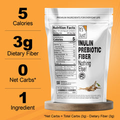 It's Just! kitchen scene shows a ready-to-use fiber sweetener.
