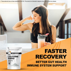 L-Glutamine powder for faster muscle recovery