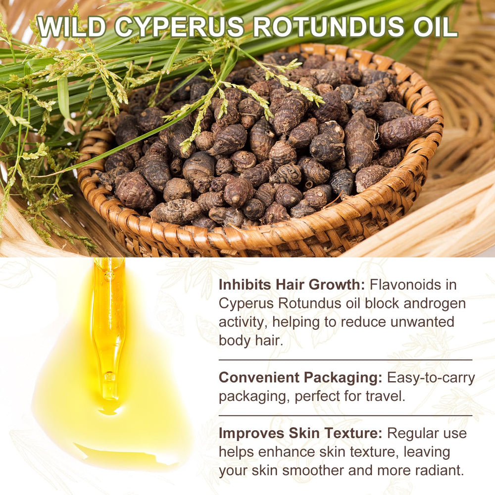ITSDAWN Cyperus Rotundus Oil on bathroom shelf, a simple daily care addition.