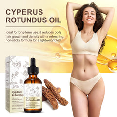 ITSDAWN Cyperus Rotundus Oil drop on skin, fast-absorbing for a soft feel.