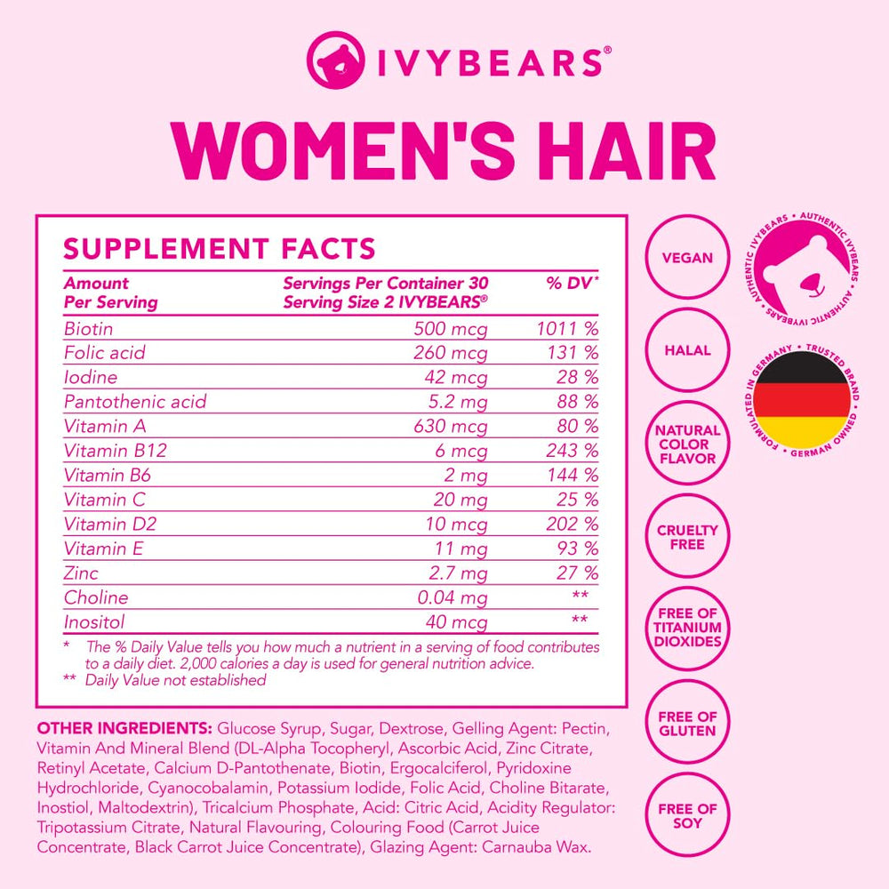 German-engineered quality seal on IvyBears packaging
