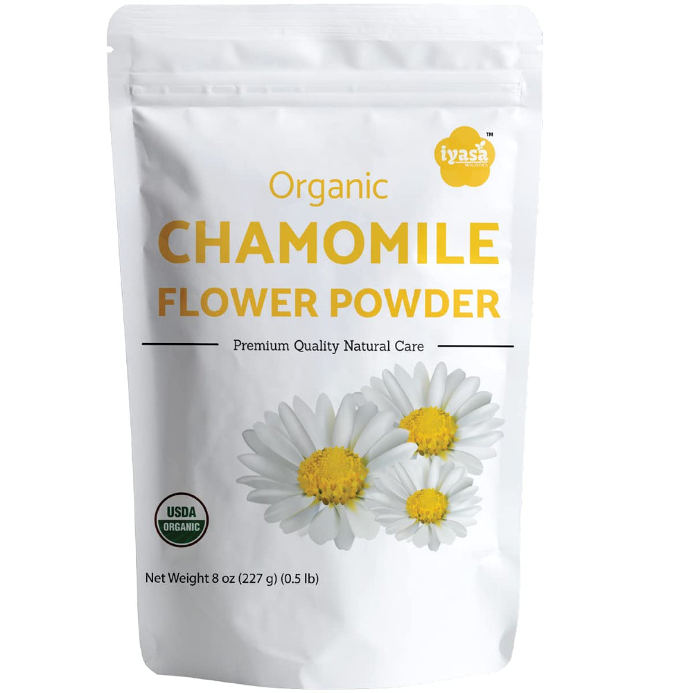 Iyasa Organic Chamomile Powder 8 oz / 223 g jar (image 1)
