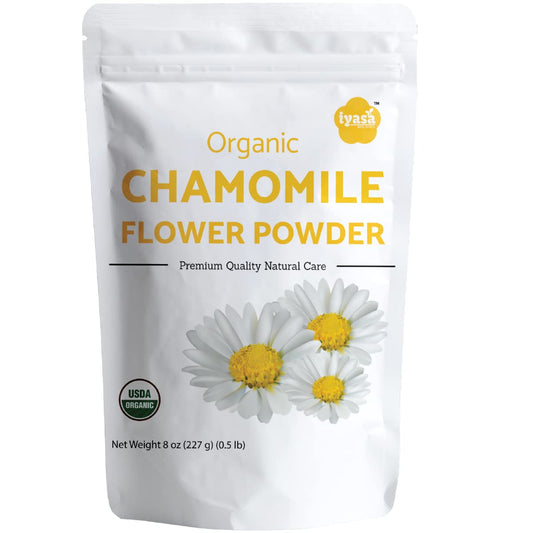 Iyasa Organic Chamomile Powder 8 oz / 223 g jar (image 1)