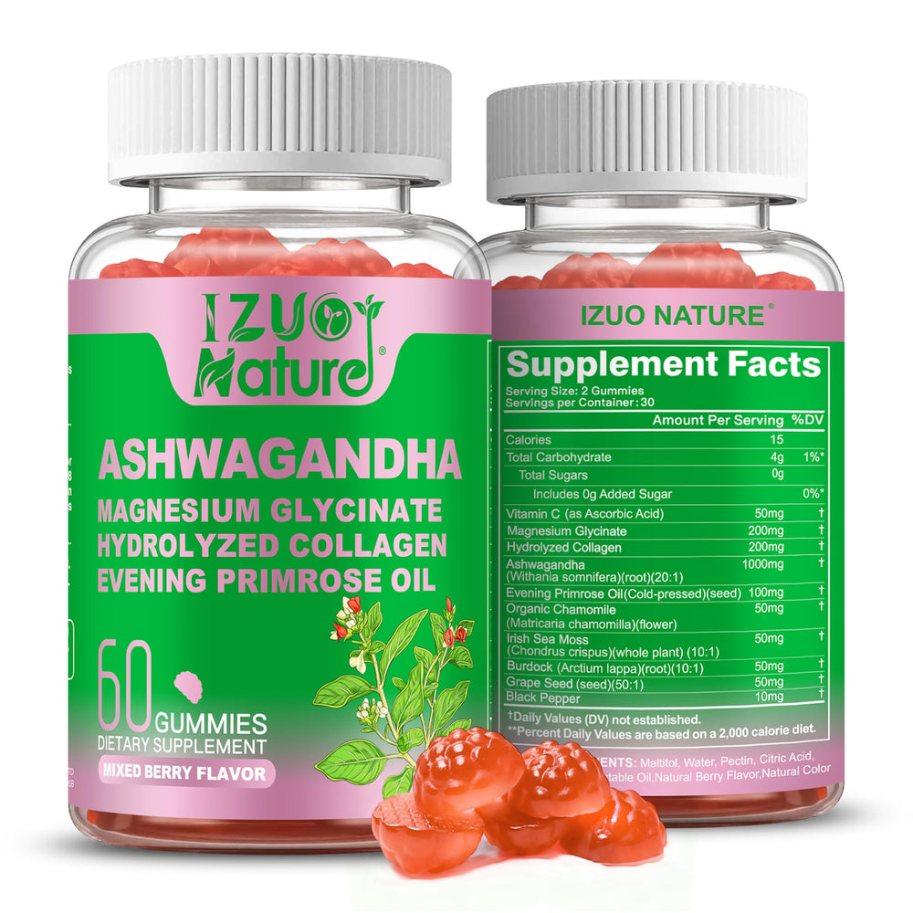 Product hero image for IZUO NATURE Ashwagandha Gummies for Women
