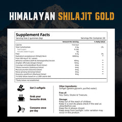 Product packaging for J-PRQ Himalayan Shilajit Gummies