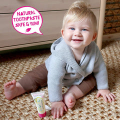 Ingredients and BPA-free packaging for Jack N' Jill toothpaste