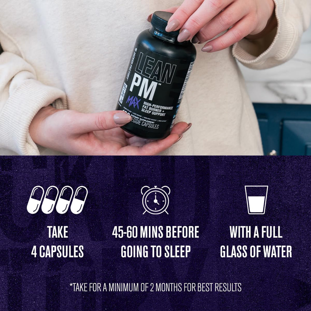 Evening routine with Lean PM Max for night cravings support