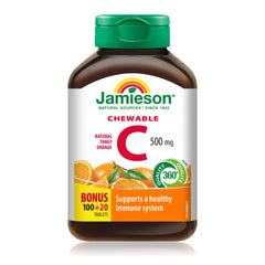 Main product image for Jamieson Vitamin C Orange 500mg 120 chewable tablets