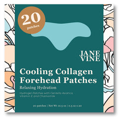 JANE VINE Forehead Wrinkle Patches packaging and 20 pieces