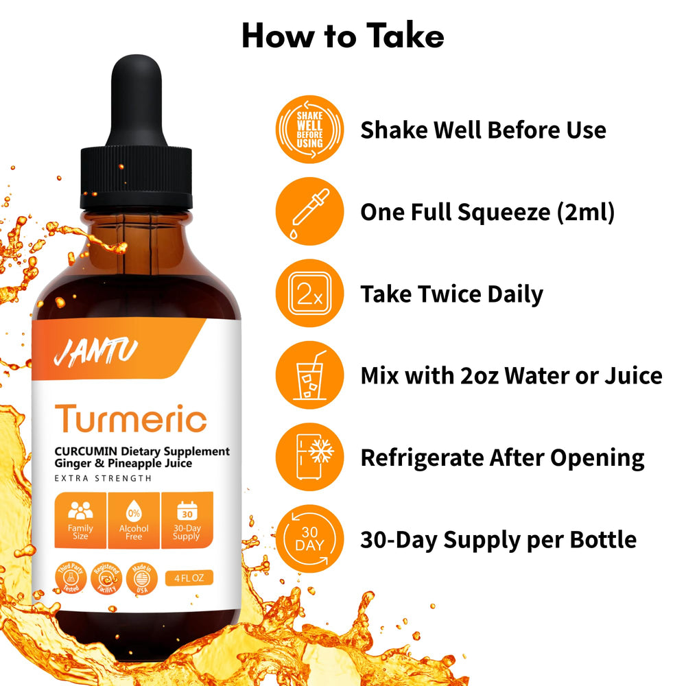 Product packaging and label of Jantu Turmeric Drops