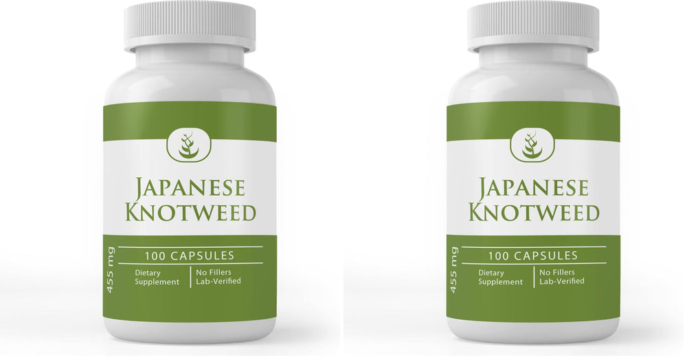Pure Original Japanese Knotweed capsules bottle – pack of 2, 100 capsules