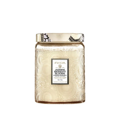 Japonica Collection Large Jasmine Midnight Blooms 18 oz Voluspa candle jar