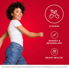 Graphic illustrating energy and metabolism support from B-Right