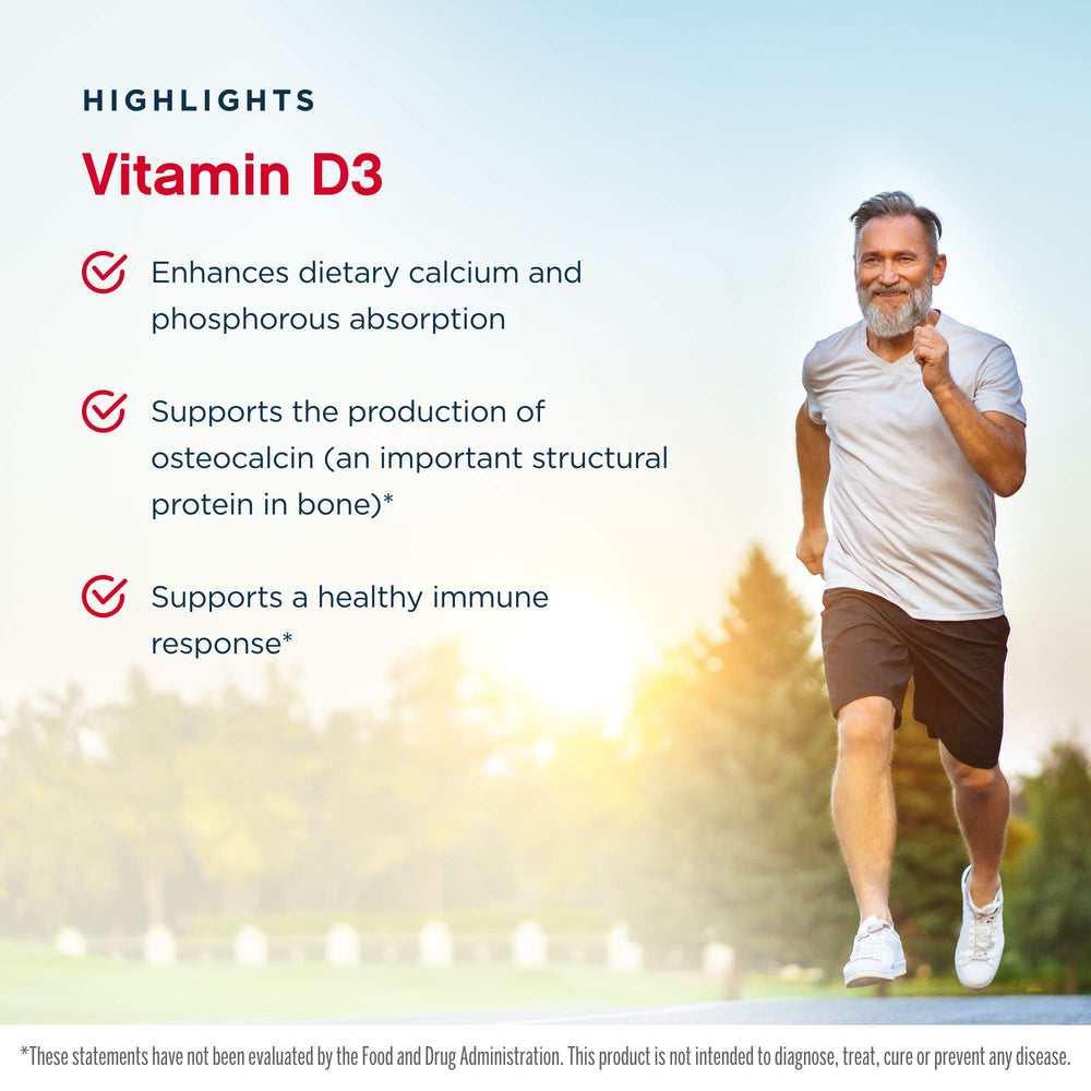 Graphic illustrating immune support from Vitamin D3