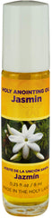 Jasmin scented Holy Land Anointing Oil in a 0.25 oz roller bottle from Jerusalem