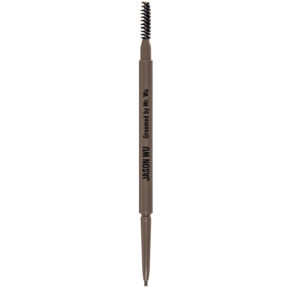 Jason Wu retractable eyebrow pencil tip close-up delivering natural micro-strokes for easy grooming.