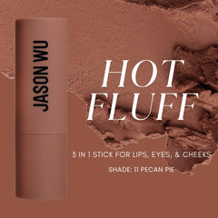 Jason Wu Hot Fluff swatch muestra textura mezcla suave para tono cohesivo
