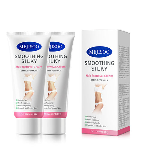 Jazalz hair removal cream bottle close-up for smooth, hydrated skin