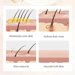 Jazalz face-use depilation suggests careful, safe application near sensitive areas