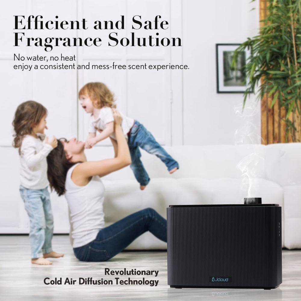 JCLOUD diffuser connected to HVAC for large area scenting
