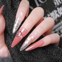 JERCLITY Easy-to-apply nail charms with quick DIY steps