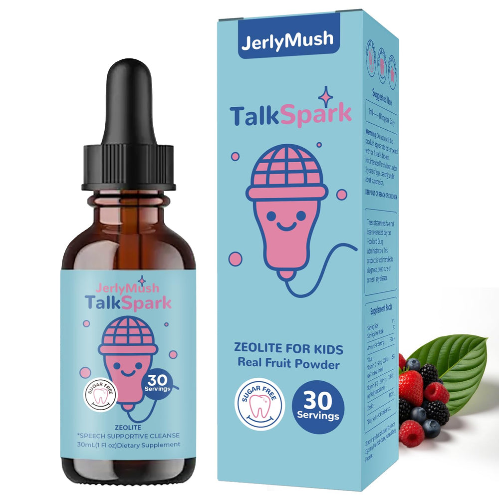 JerlyMush Zeolite Detox for Kids bottle, 30 mL