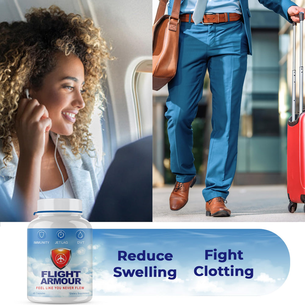 Immunity and energy boost icons for Jet Lag Remedy