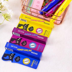 Jigott Cat's Eye Perfect Volume Mascara swatches reveal deep black finish and even coverage.