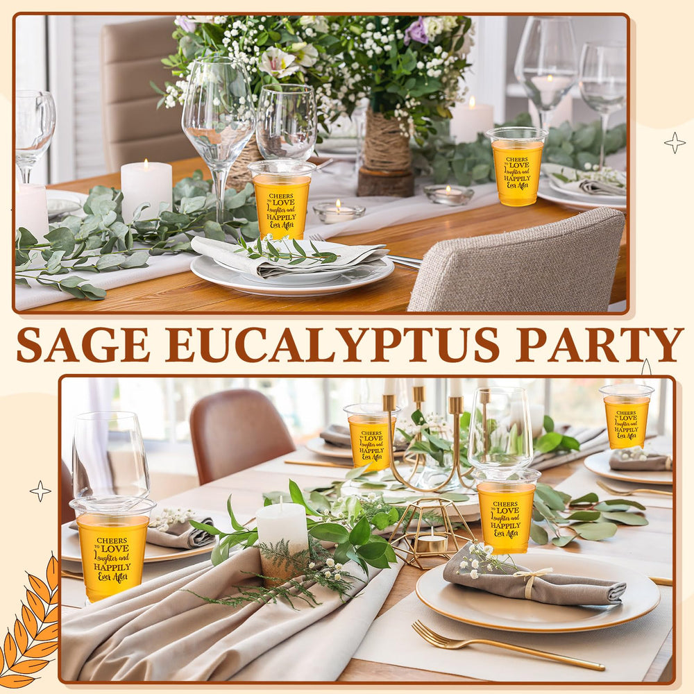 Jingmore 100-pack wedding cups, bulk disposable supply for events