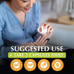 60-capsule bottle of Jiva Botanicals Triphala supplement