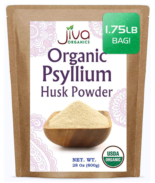 Jiva Organics Psyllium Husk Powder 1.75 lb bulk bag
