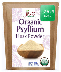 Jiva Organics Psyllium Husk Powder 1.75 lb bulk bag