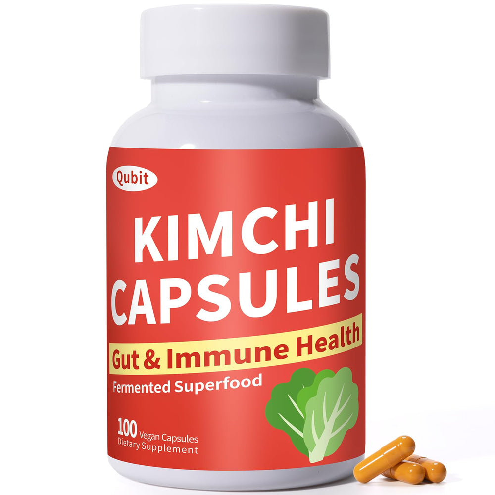 Jkrova Kimchi Capsules bottle close-up