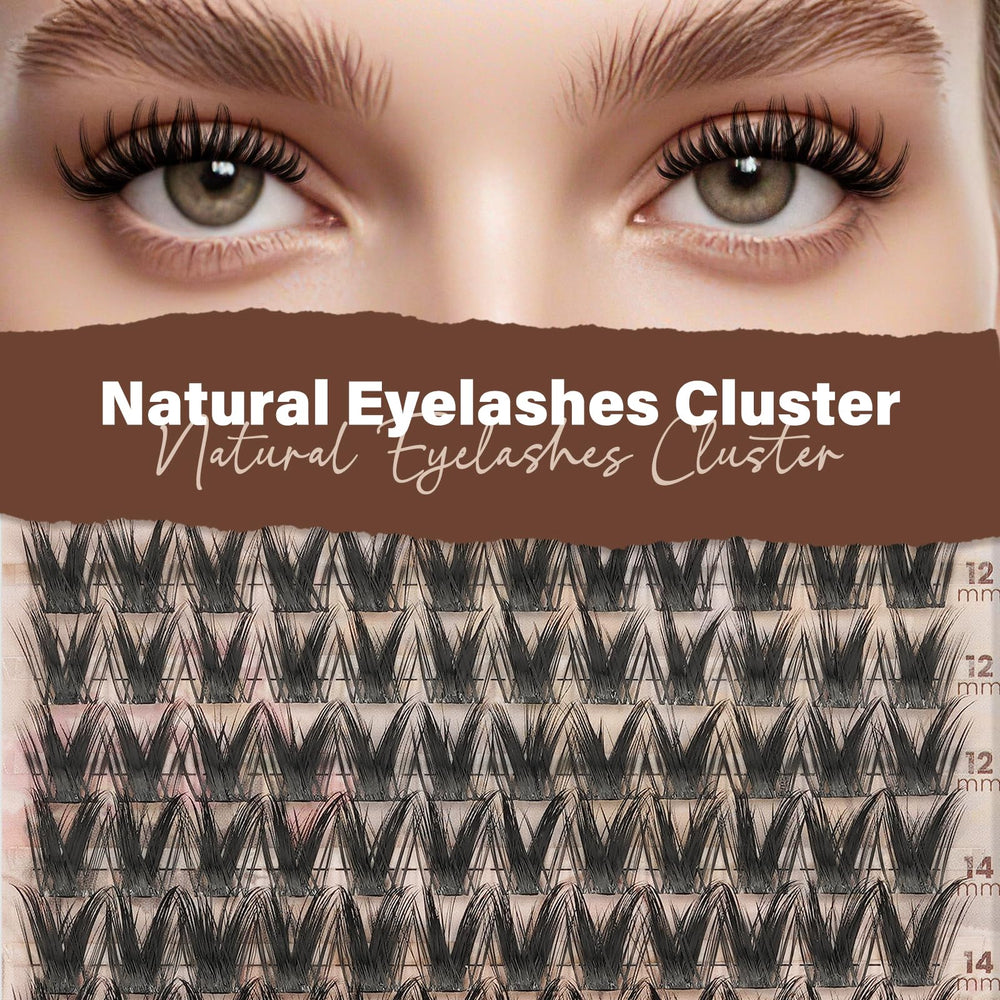 JMS&JMS 14mm manga wispy lash clusters create defined yet light volume.