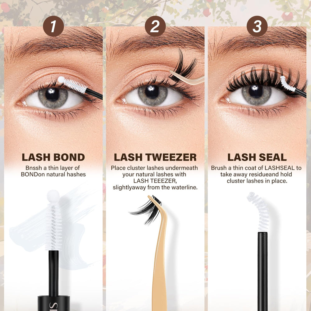 JMS&JMS 18mm manga wispy lash clusters provide dramatic length for statement looks.