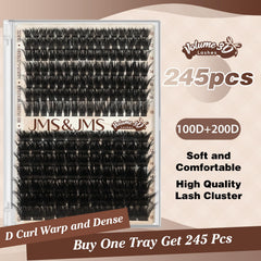 JMS&JMS easy home application for quick eye makeup upgrades.