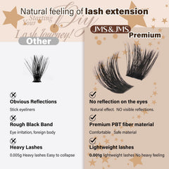 JMS&JMS lash glue fast drying enables secure adhesion for long wear