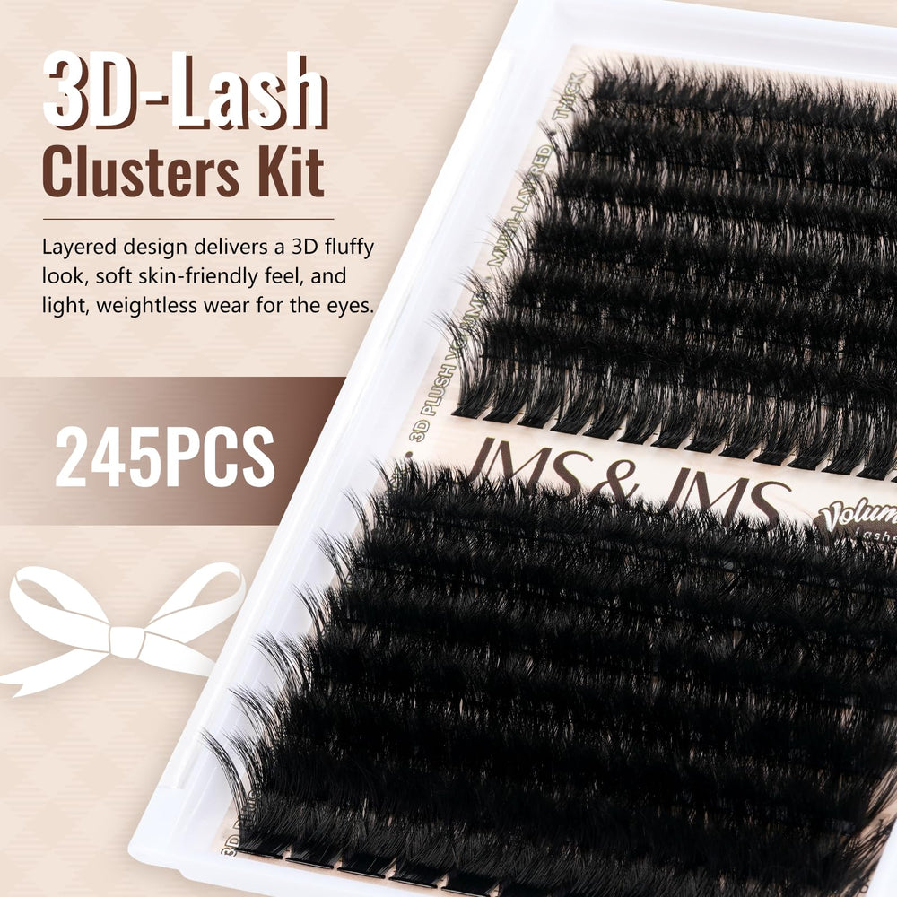 JMS&JMS featherlight wear reduces pressure while enhancing lash volume.